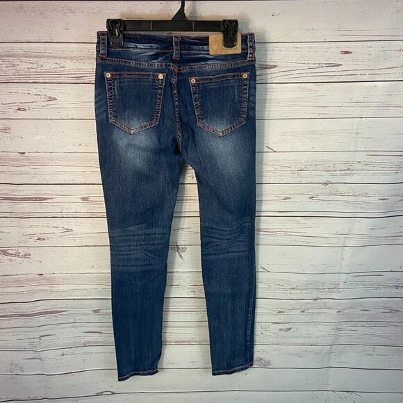 Grace in LA Easy Fit Jeans Women's Size 27 (27 x 30) Mid Rise Straight Leg - Picture 4 of 12